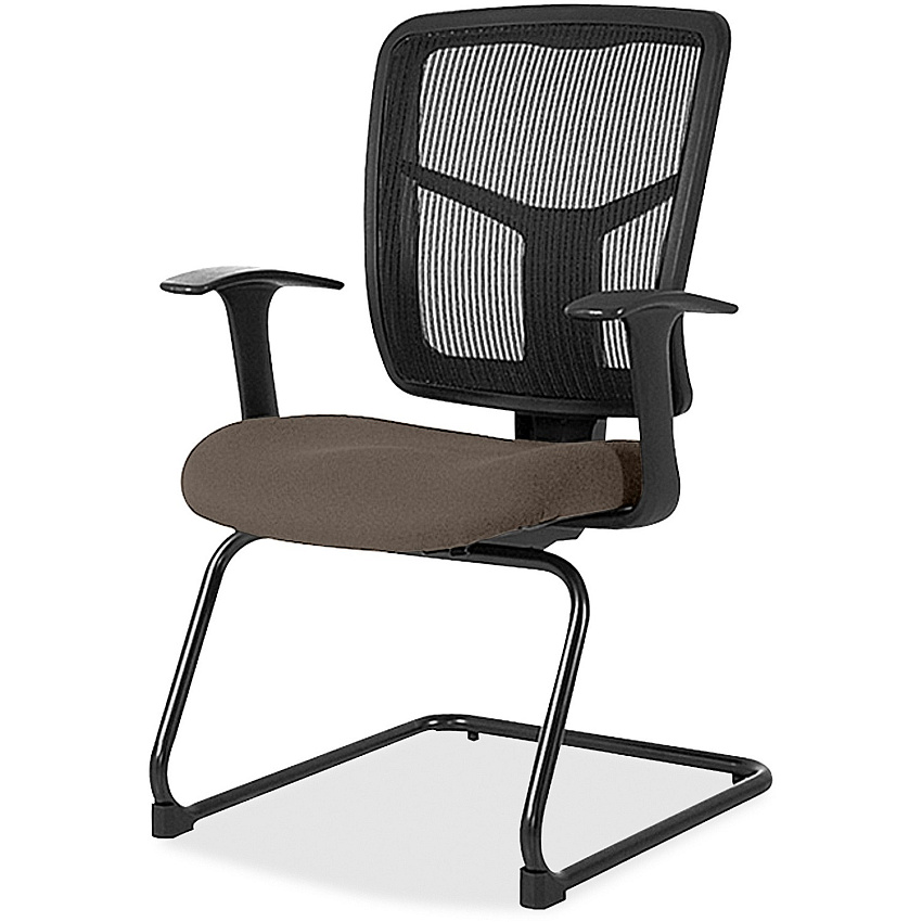 Lorell ErgoMesh Series Mesh Back Guest Chair with Arms (86202077)