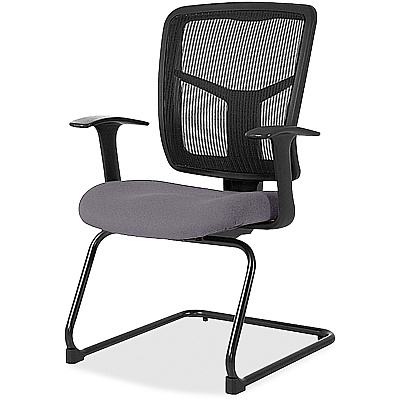 Lorell ErgoMesh Series Mesh Back Guest Chair with Arms (86202101)