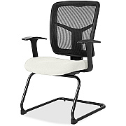 Lorell ErgoMesh Series Mesh Back Guest Chair with Arms (86202103)