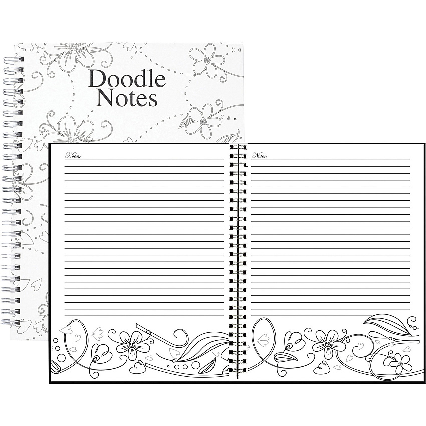 House of Doolittle Doodle Notes Spiral Notebook (HOD78190)