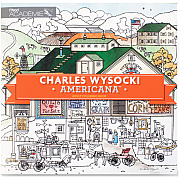 Mead Americana Adult Coloring Book Printed Book (54014)
