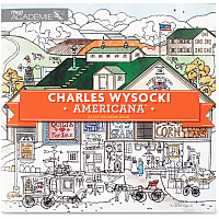 Mead Americana Adult Coloring Book Printed Book (54014)