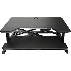 Kantek Desktop Riser Workstation Sit To Stand Black (KTKSTS900)