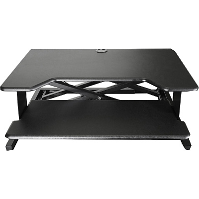 Kantek Desktop Riser Workstation Sit To Stand Black (KTKSTS900)