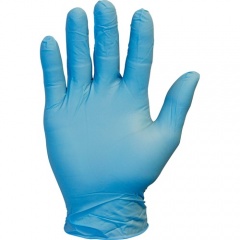Safety Zone Powder Free Blue Nitrile Gloves (GNPRLG1M)