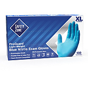 Safety Zone Powder Free Blue Nitrile Gloves (SZNGNPRXL1A)