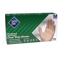 Safety Zone 3 mil General-purpose Vinyl Gloves (GVP9MD1)