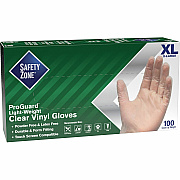 Safety Zone Powder Free Clear Vinyl Gloves (SZNGVP9XLHH)