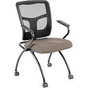 Lorell Ergomesh Nesting Chairs with Arms (84374008)