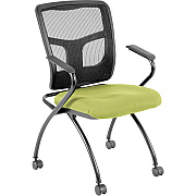 Lorell Mesh Back Nesting Training/Guest Chairs (84374009)