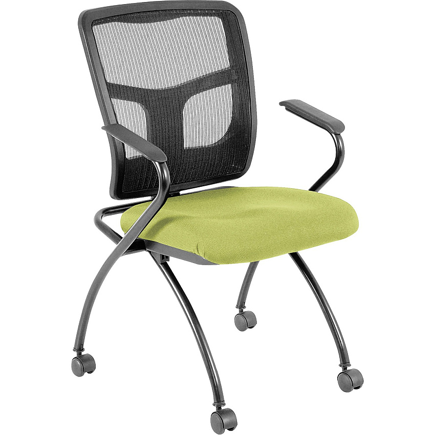 Lorell Mesh Back Nesting Training/Guest Chairs (84374009)