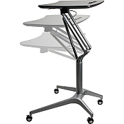 Lorell Gas Lift Height-Adjustable Mobile Desk (LLR84838)
