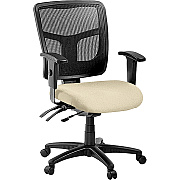 Lorell ErgoMesh Series Managerial Mesh Mid-Back Chair (86201007)