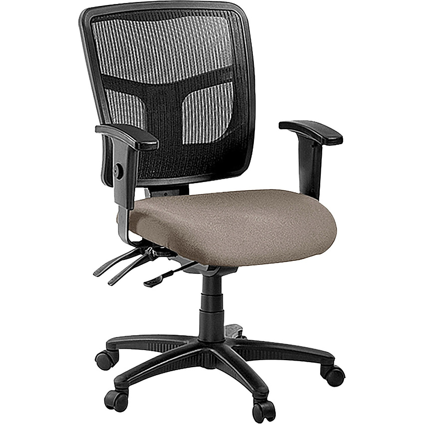 Lorell ErgoMesh Series Managerial Mesh Mid-Back Chair (86201008)