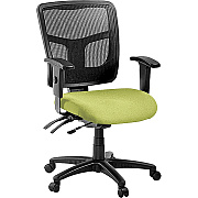 Lorell ErgoMesh Series Managerial Mesh Mid-Back Chair (86201009)