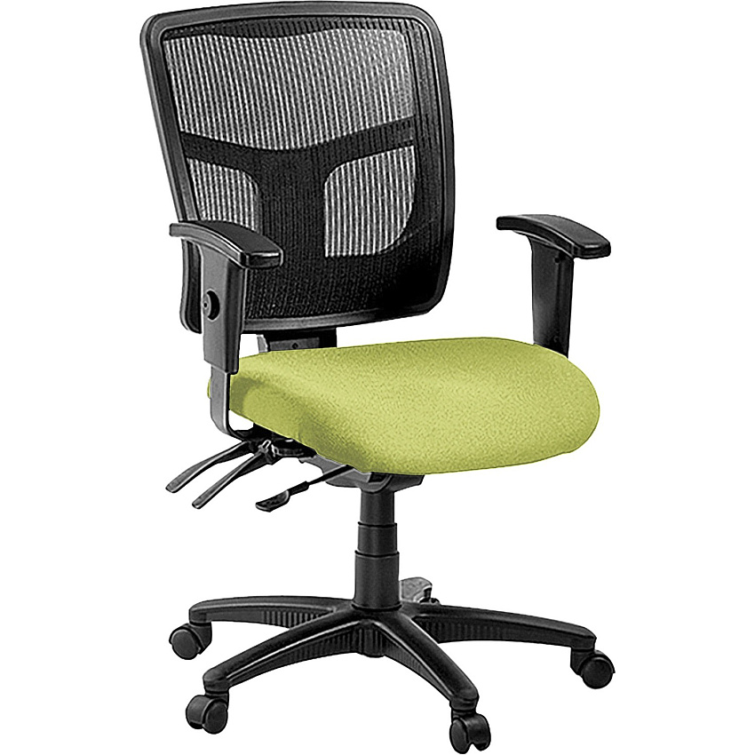 Lorell ErgoMesh Series Managerial Mesh Mid-Back Chair (86201009)