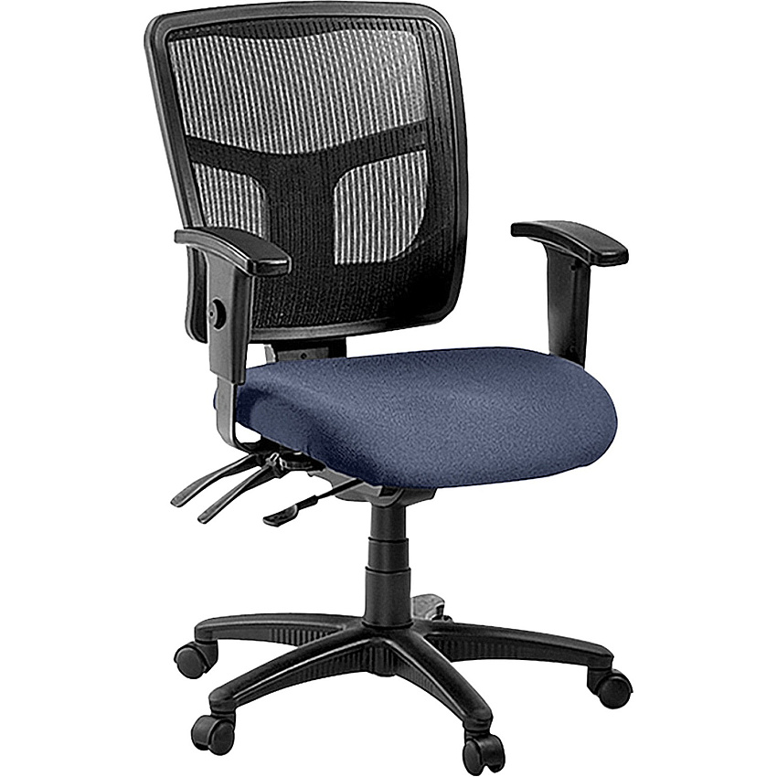 Lorell ErgoMesh Series Managerial Mesh Mid-Back Chair (86201010)