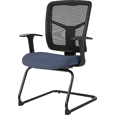 Lorell ErgoMesh Series Mesh Back Guest Chair with Arms (86202010)
