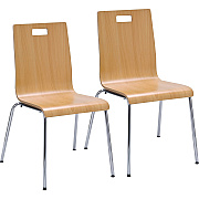 Lorell Bentwood Cafe Chairs (LLR99864)