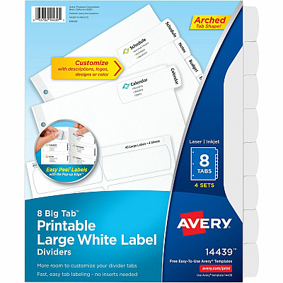Avery Big Tab Tab Divider (AVE14439)