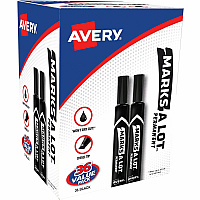 Avery Marks A Lot Permanent Markers - Large Desk-Style Size (AVE98206)