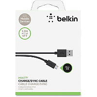 Belkin Tangle Free Micro USB ChargeSync Cable (BLKF2CU012BT04)