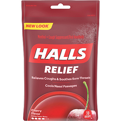 Cadbury Halls Cherry Cough Drops (CDB62182)