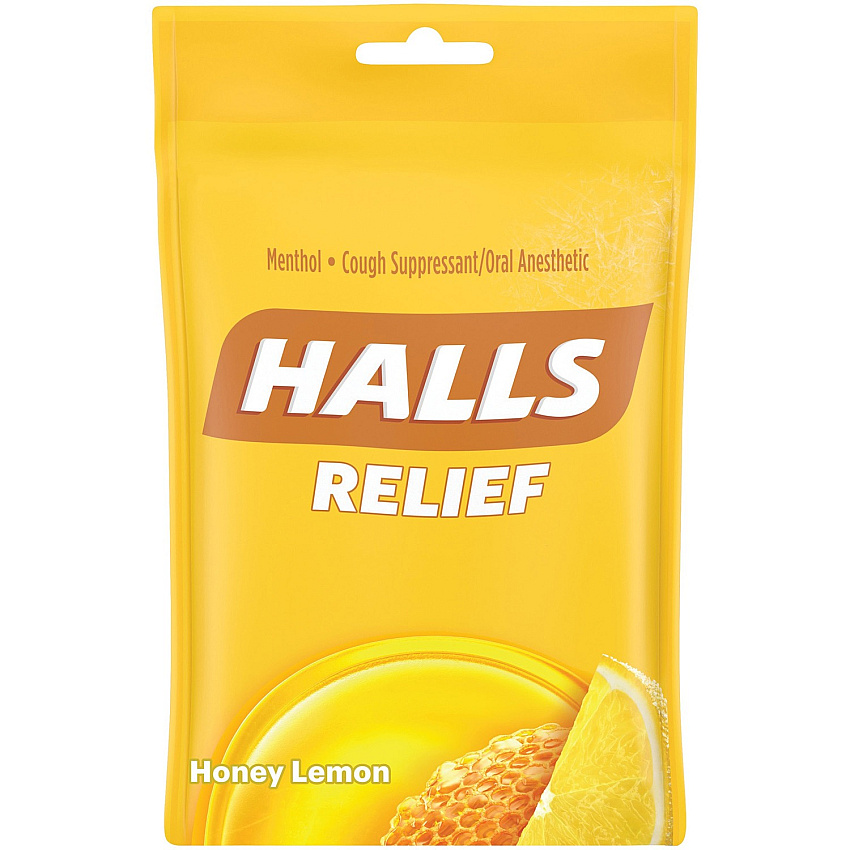 Cadbury Halls Honey-Lemon Cough Drops (CDB62183)