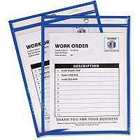 C-Line Neon Colored Stitched Shop Ticket Holders (CLI43915)