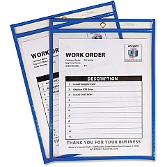 C-Line Neon Colored Stitched Shop Ticket Holders (CLI43915)
