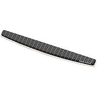 Fellowes Photo Gel Keyboard Wrist Rest with Microban - Black Chevron (FEL9550001)