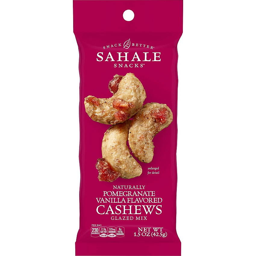 Sahale Snacks Pomegranate/Vanilla Cashews Glazed Snack Mix (SMU00328)
