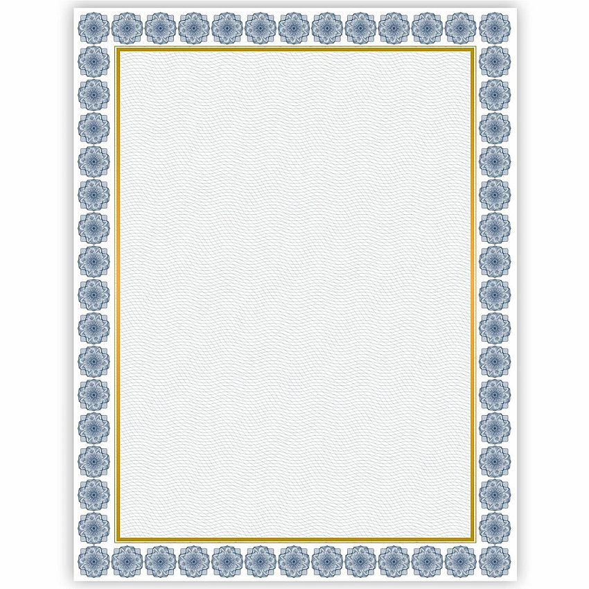 Geographics Award Certificates Burgundy Gold Foil (GEO48673)