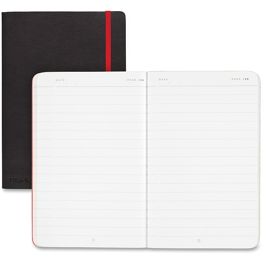 Black n' Red Soft Cover Business Notebook (JDK400065000)