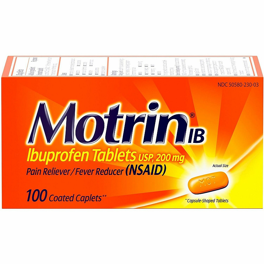 Motrin IB Ibuprofen Tablets (JOJ048101)