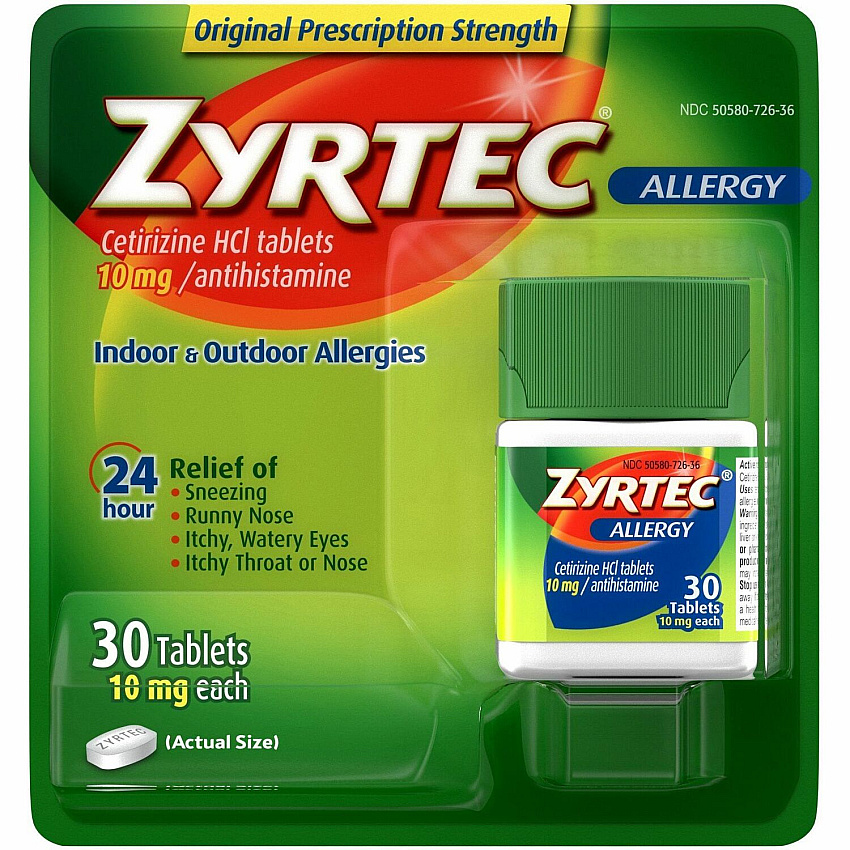 Zyrtec Allergy Tablets (JOJ20436)