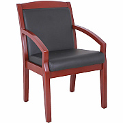 Lorell Sloping Arms Wood Frame Guest Chair (LLR20020)