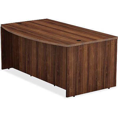 Lorell Chateau Series Bowfront Desk (LLR34354)