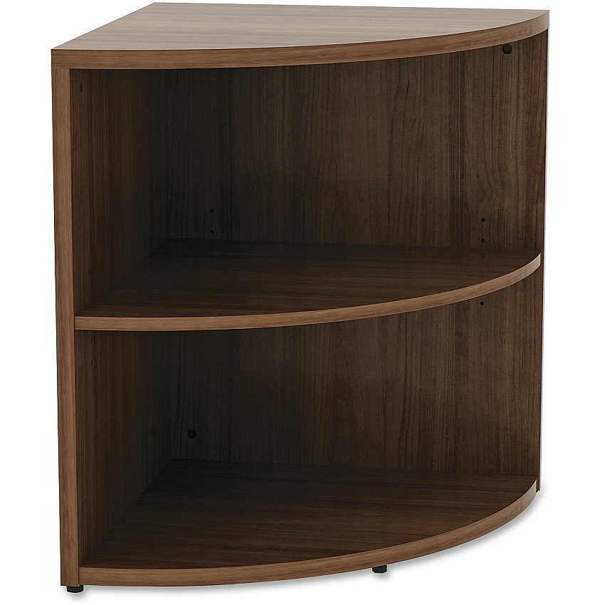 Lorell Essentials Series Desk End Corner Bookcase (LLR69617)