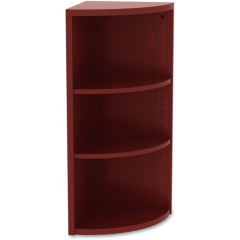 Lorell Essentials Series Mahogany Laminate Desking (69891)