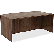 Lorell Essentials Series Bowfront Desk Shell (LLR69952)