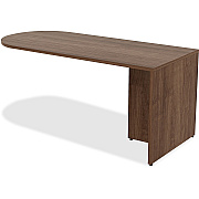 Lorell Essentials Series Peninsula Desk Box 1 of 2 (LLR69959)