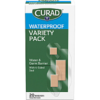 Curad Assorted Waterproof Transparent Bandages (MIICUR5108)