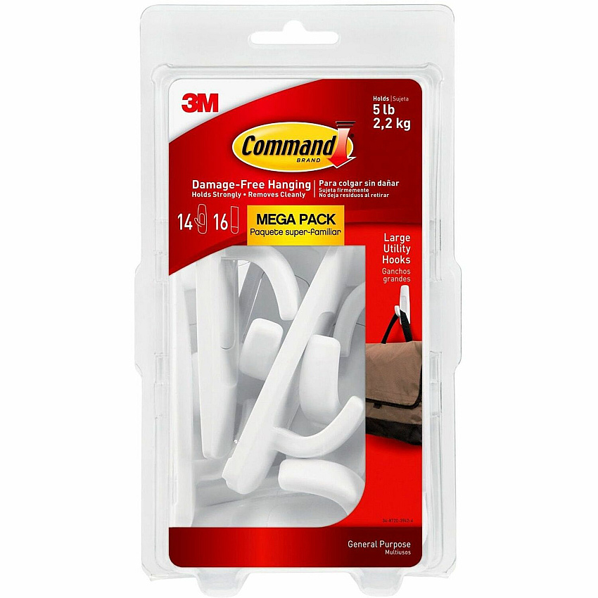 Command Large Utility Hook Mega Pack (MMM17003MPES)