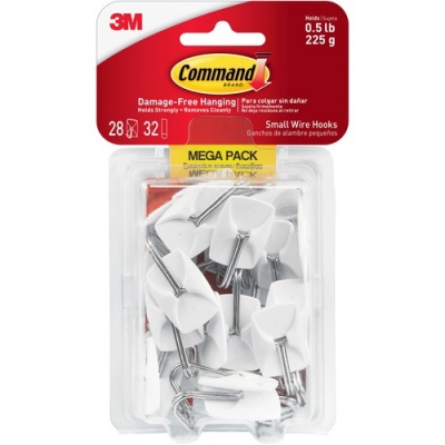 Command Small Wire Hooks Mega Pack (17067MPES)