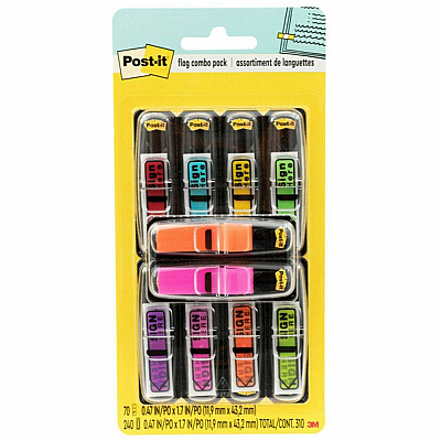 Post-it Post-it Printed Message Flags Value Pack (MMM684SHVA)