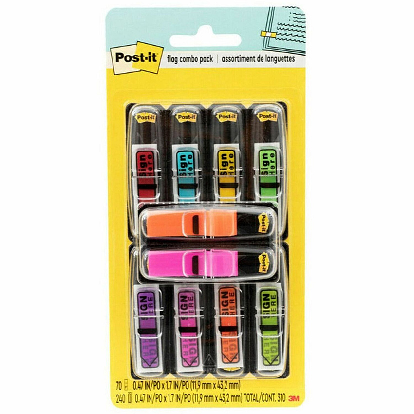 Post-it Post-it Printed Message Flags Value Pack (MMM684SHVA)