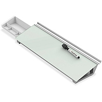 Quartet Glass Dry-Erase Desktop Computer Pad (QRTGDP186)