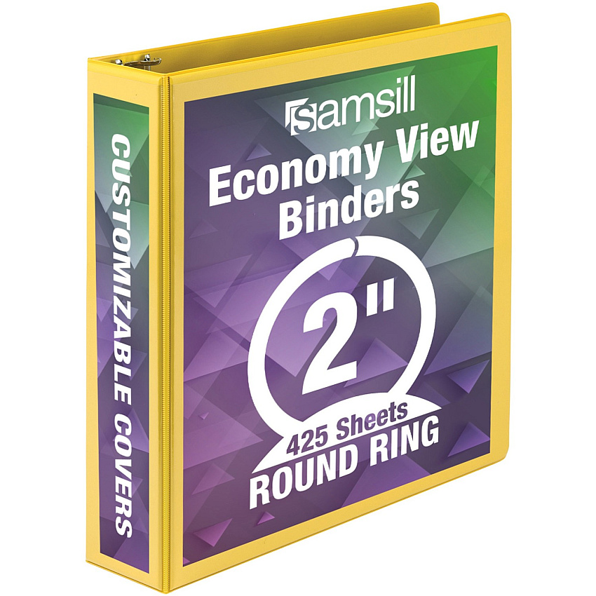 Samsill Economy 2" Round-Ring View Binder (SAM18561)