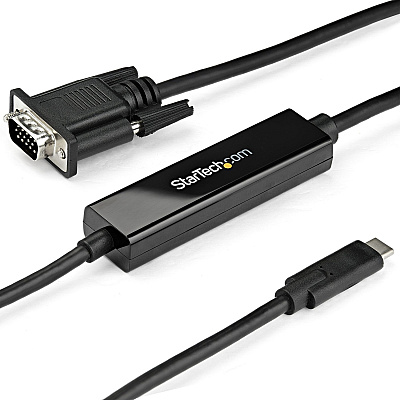 StarTech 3ft Usb C To Vga Cable Video Adapter (CDP2VGAMM1MB)